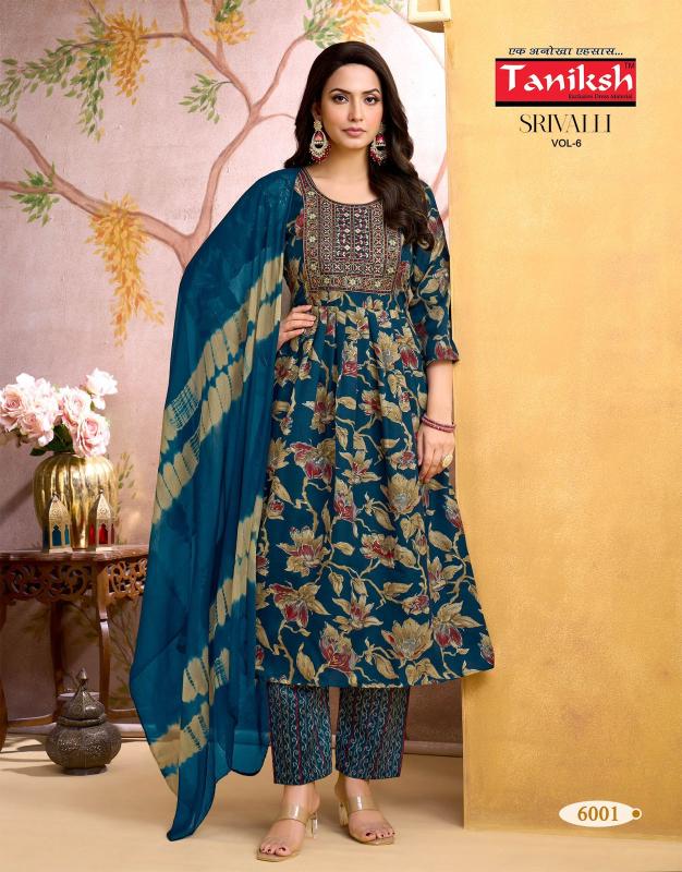 Taniksh srivalli vol 6 kurtis wholesale online